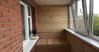 Отделка, остекление, утепление балконов в Новокубанске от 204 руб. м/2.