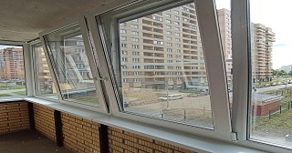 Остекление балкона Новокубанск цена от 9645 руб. м/п. за 49 часов