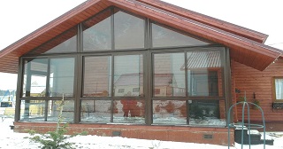 Остекление веранды Новокубанск, цена от 9645 руб.